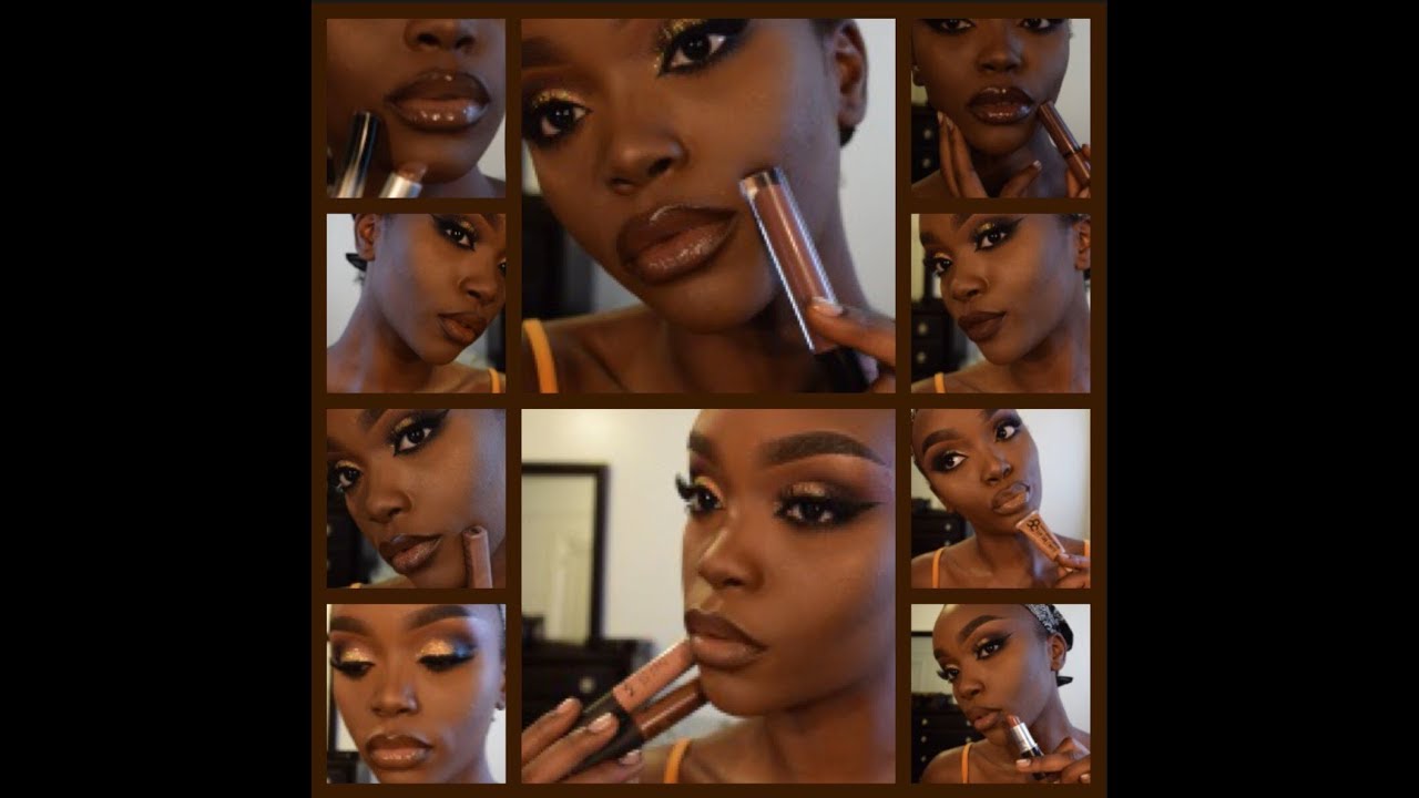 10 Nude and Brown Lip Looks for Dark Skin By @Taesface - EXTRASHADE.