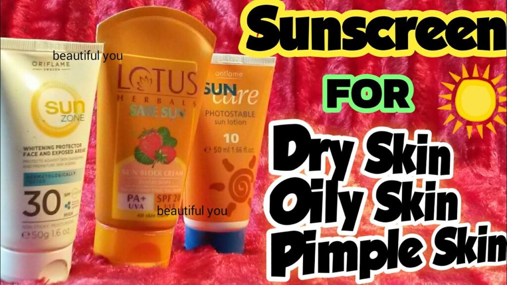 best sunscreen lotion for dry skin