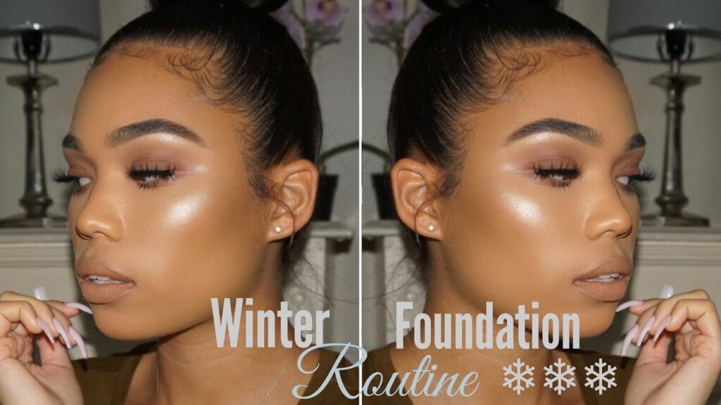 DEWY FOUNDATION ROUTINE | HYDRATING FOR WINTER + DRY SKIN | Briana