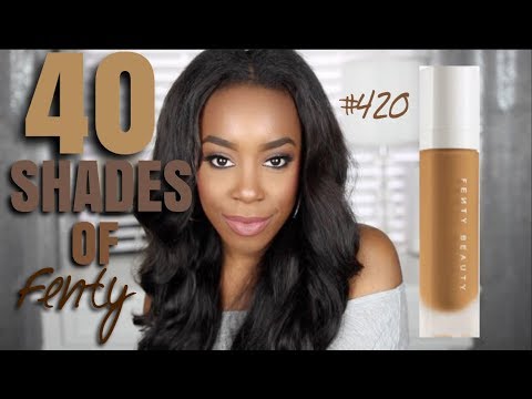 Fenty Beauty By Rihanna Foundation On Dark Skin First Impression Andrea Renee Extrashade