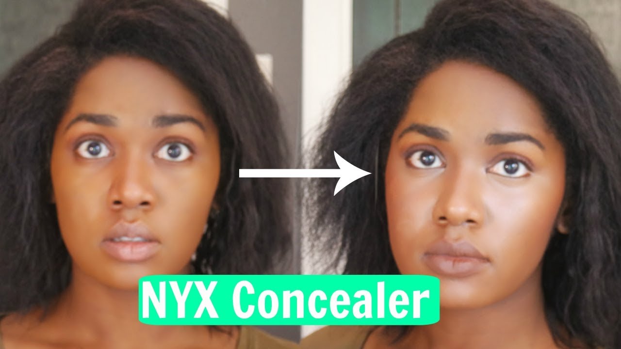 Nyx Gotcha Covered Concealer On Dark Skin Concealer Countdown Extrashade