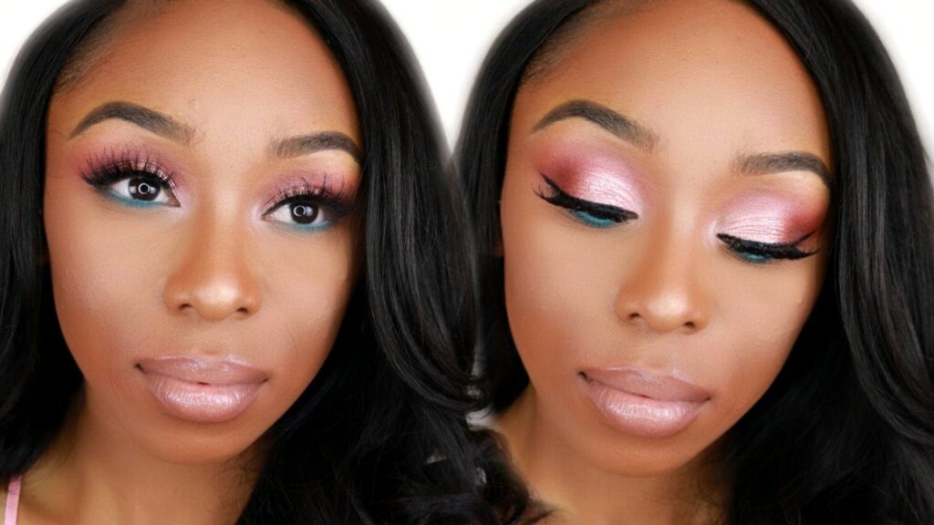 Affordable Beginner Friendly Pink And Flirty Barbie Girl Makeup Tutorial  Dark Skin -3671