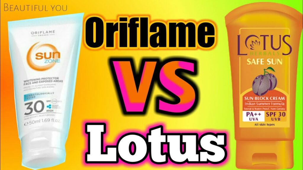 Lotus sunscreen lotion vs oriflame sunscreen lotion|Best ...