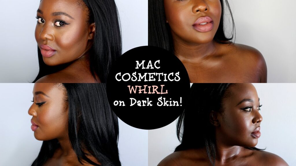 mac makeup for black skin